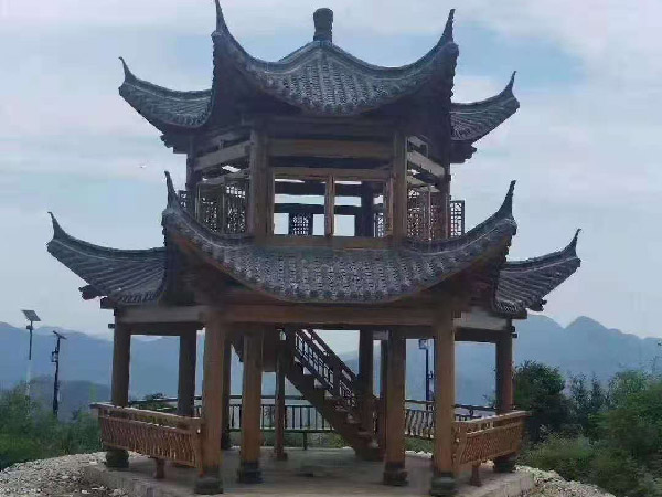 古建八角涼亭